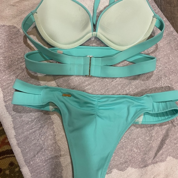 Victoria Secret Strappy seaFoam Bikini - Picture 4 of 5